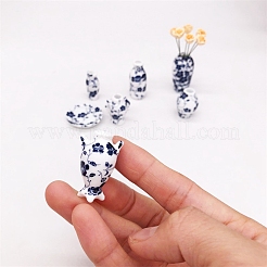 Mini Ceramic Vase Miniature Ornaments Sets&nbsp;BOTT-PW0002-102