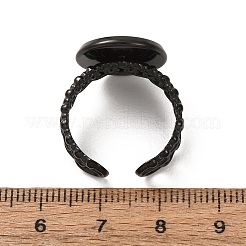 カーブチェーンの形状、304ステンレス鋼リング部品  ラウンドベゼルカップリングセッティング  イオンプレーティング（ip）  ブラック  15.5mm  18mm  トレイのサイズ：14mm&nbsp;STAS-P454-04D-B