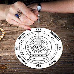 Pendulum Board Dowsing Necklace Divination DIY Making Kit&nbsp;DIY-CN0001-80