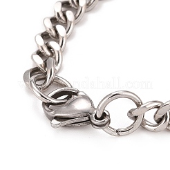 Rectangle with Word I Love You Link Bracelet with Rhinestone&nbsp;STAS-E160-33RGP