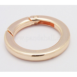 合金プッシュ式リングカン  Oリング  ローズゴールド  35x5mm  内径：25mm&nbsp;PALLOY-H246-RG
