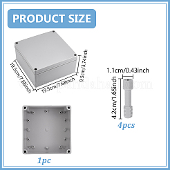 Outdoor Waterproof ABS Plastic Cable Boxes&nbsp;CON-WH0089-232A