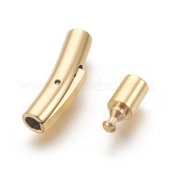 304 Stainless Steel Bayonet Clasps&nbsp;STAS-F184-A01-3mm