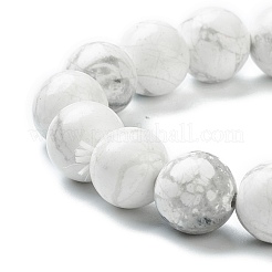 天然ハウライトビーズのストレッチブレスレット  ラウンド  ビーズ：8~8.5mm  内径：2-1/8インチ（5.5cm）&nbsp;BJEW-A117-C-03