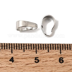 真鍮製バチカン  長持ちメッキ  ラックめっき  プラチナ  9x5.8x3.5mm  穴：7.5x5mm&nbsp;KK-F932-01C-P