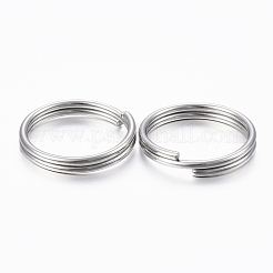 Tarnish Resistant 304 Stainless Steel Split Rings&nbsp;X-STAS-H413-07P-D