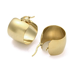 女性用304ステンレススチールイヤリング  ゴールドカラー  23x18mm&nbsp;EJEW-E305-04G