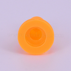 プラスチック製のポーンチェスの駒  ボードゲーム用  成分  卓上マーカー  美術工芸  オレンジ  16x23.5mm&nbsp;AJEW-WH0119-17E