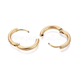 304 Stainless Steel Hoop Earrings&nbsp;X-STAS-Q113-13G-02