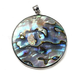Abalone Shell/Paua Shell Pendants&nbsp;SSHEL-P014-15A