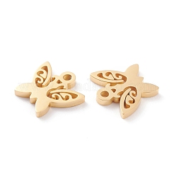 Ion Plating(IP) 304 Stainless Steel Charms&nbsp;STAS-Y002-08G