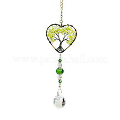 Glass Teardrop/Cone Pendant Decorations&nbsp;TREE-PW0003-08