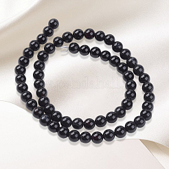 60Pcs Natural Black Onyx Beads&nbsp;G-SC0003-58
