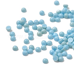 Synthetic Turquoise Dome/Half Round Cabochons&nbsp;G-G037-01A-01