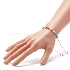 Nylon Thread Braided Bead Bracelets Sets&nbsp;BJEW-JB06448