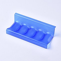 プラスチック製ディスプレイスタンド  エッセンシャルオイルボトルディスプレイスタンド  藤紫色  145x76.5x30mm  3個/セット&nbsp;ODIS-WH0005-07A