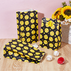 48Pcs Baseball Printed Rectangle Paper Gift Bags&nbsp;ABAG-DR0001-05