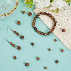 300Pcs 3 Styles Wood Beads&nbsp;WOOD-SC0002-14