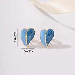 Heart Alloy Clip-on Earrings&nbsp;JF4361-4