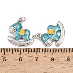 Brass Enamel Pendants&nbsp;KK-B157-25P