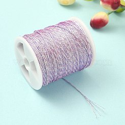 17M Rainbow Color Polyester Sewing Metallic Thread&nbsp;OCOR-E026-08D
