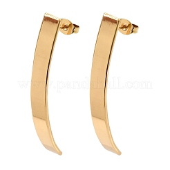 201 Stainless Steel Stud Earrings&nbsp;SA-CBA4A0D-09G