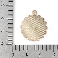 感謝祭のテーマの合金エナメルペンダント  ゴールドカラー  花  24x20.5x1.5mm  穴：2mm&nbsp;ENAM-D064-03G