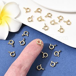 シェグレース真鍮製引き輪  カドミウムフリー＆ニッケルフリー＆鉛フリー  長持ちメッキ  18KGP本金メッキ  9x6x1.5mm  穴：1.6mm&nbsp;XGR0017G-46G