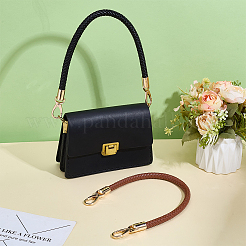 2Pcs 2 Colors Braided PU Leather Bag Handles&nbsp;FIND-PH0025-96