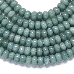 Natural Malaysia Jade Beads Strands&nbsp;G-B165-G01-4x6mm-13