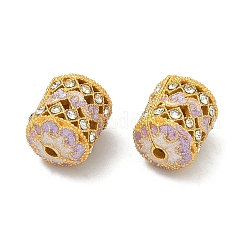 Alloy Enamel & Rhinestone Beads&nbsp;ENAM-B037-15G-02