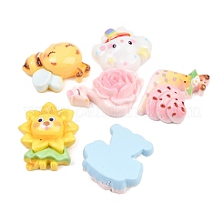 Animal Opaque Resin Cabochons&nbsp;RESI-B043-01