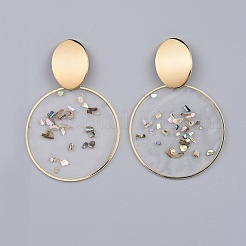 Epoxy Resin Dangle Earrings&nbsp;EJEW-JE03437