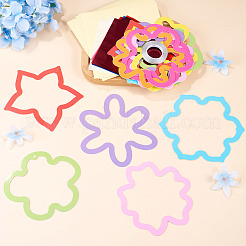 DIY Window Paint Art Suncatcher Wind Chimes Paper Crafts Kits for Kids&nbsp;DIY-TAC0017-004B