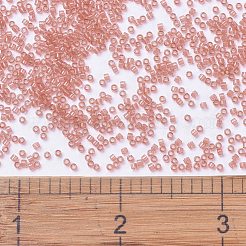 MIYUKIデリカビーズ  シリンダー  日本製シードビーズ  11/0  （db1412)透明サーモン  1.3x1.6mm  穴：0.8mm  約2000PCS /ボトル  10 G /ボトル&nbsp;SEED-JP0008-DB1412