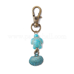 9Pcs 9 Styles Ocean Theme Alloy Pendant Decorations&nbsp;HJEW-JM03484