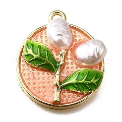 Alloy Enamel Pendants&nbsp;ENAM-K076-01G
