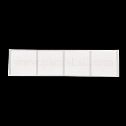 クリスマステーマの紙製粘着ステッカー  プレゼントデコレーション用  正方形  38x38x0.1mm  4枚あたり[1]個。&nbsp;DIY-M070-08E