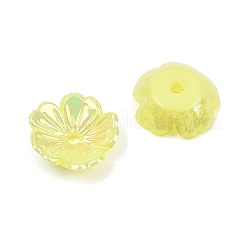 UV Plating Opaque Acrylic Bead Cap&nbsp;OACR-K001-41B