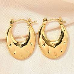 304 Stainless Steel Hoop Earrings for Women&nbsp;EJEW-L296-064G