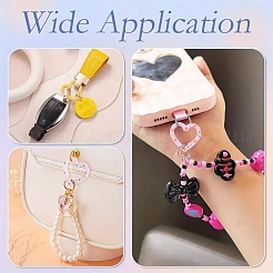 10Pcs Spray Painted Alloy Spring Gate Rings&nbsp;FIND-YW0008-92