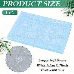 Heart Pattern Polyester Mesh Fabric&nbsp;DIY-WH0591-146B