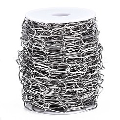 Tarnish Resistant 304 Stainless Steel Paperclip Chains Chains&nbsp;CHS-T003-25P