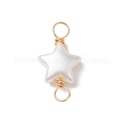 3Pcs 3 Styles Acrylic Connector Charms&nbsp;PALLOY-JF02732-01