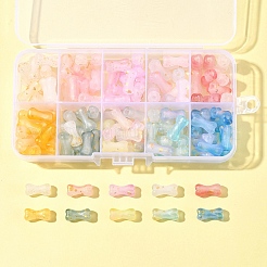 130Pcs 13 Colors Gradient Color Transparent Acrylic Beads&nbsp;OACR-FS0002-04