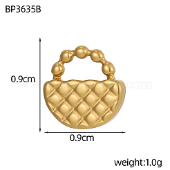 304 Stainless Steel Pendants&nbsp;STAS-OY006-13G