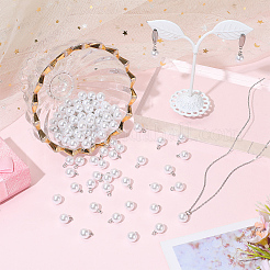 100Pcs ABS Plastic Pearl Pendants&nbsp;FIND-BM0001-39A-P