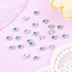 Preciosa&reg MAXIMA Crystal in Sew-On Cup&nbsp;Y-PRC-SS12-60000-S