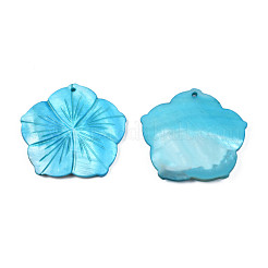 Natural Freshwater Shell Pendants&nbsp;SHEL-N026-175A-01