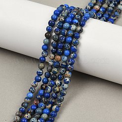 Natural Imperial Jasper Beads Strands&nbsp;X-G-I122-4mm-06